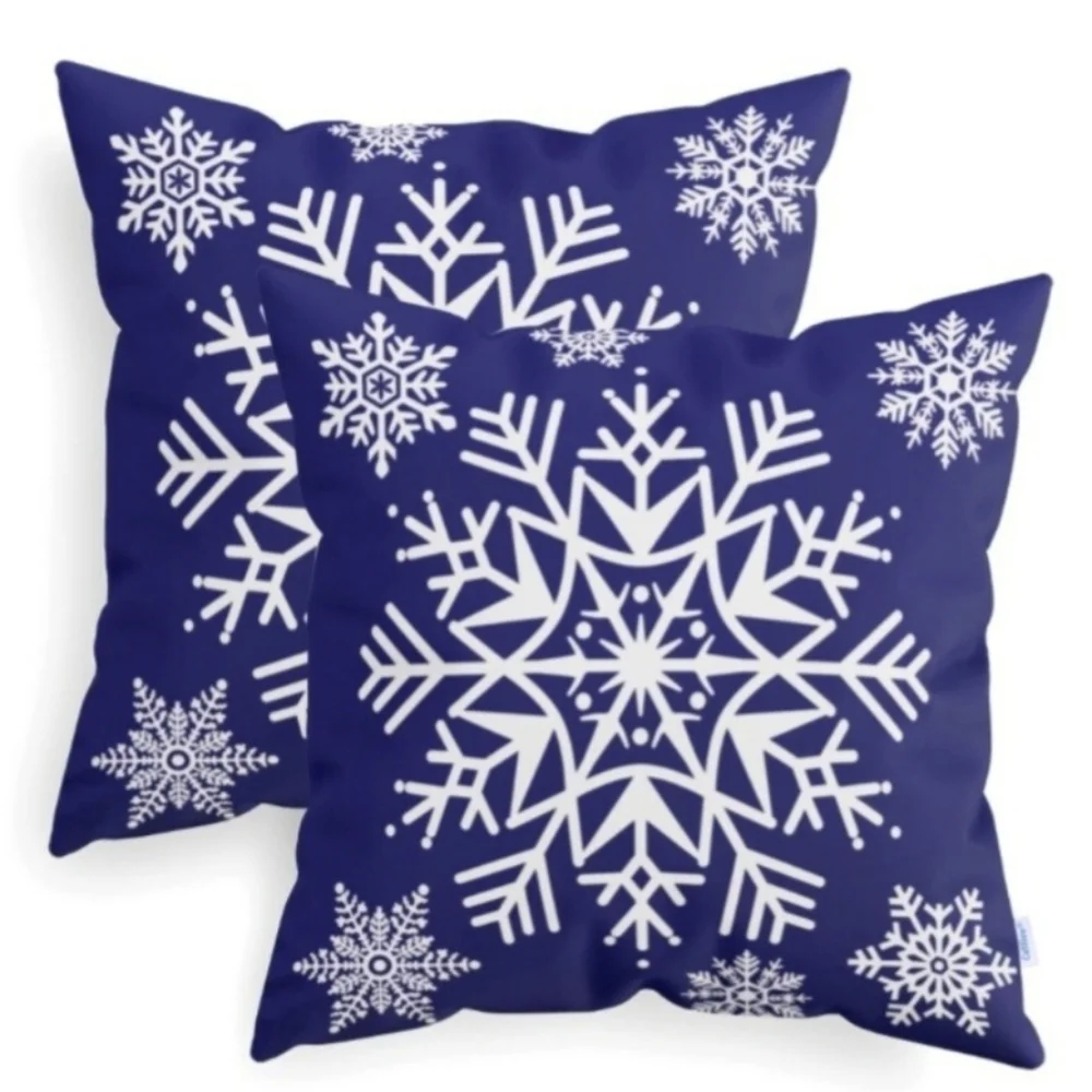 2 Cozy Fleece Throw Pillow Covers 17.5